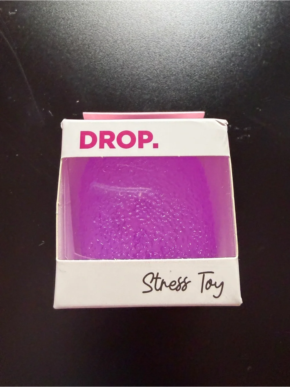 2 New Squishy Stress Toys QUBE & DROP Textured Blue Purple Squeeze Sensory Lot